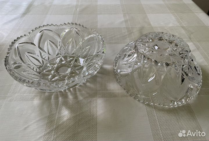 Ваза хрустальная