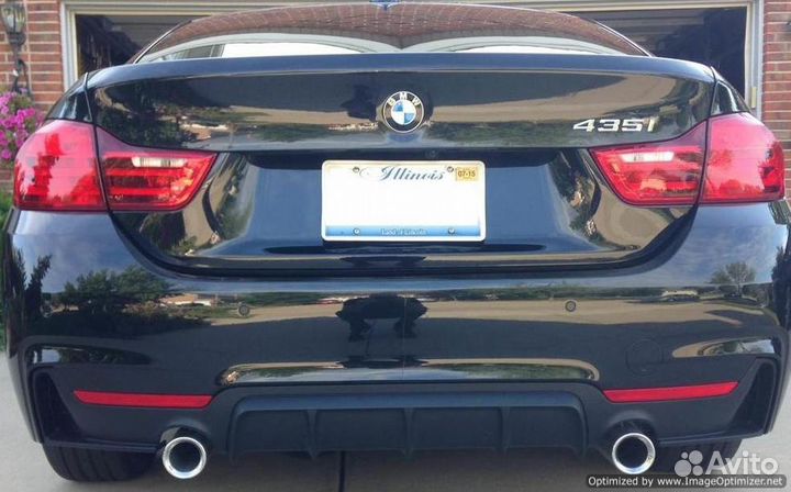 Спойлер заднего бампера юбка BMW F32 M-Performance