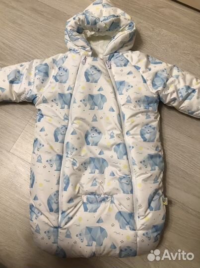 Конверт зимний для новорождённого