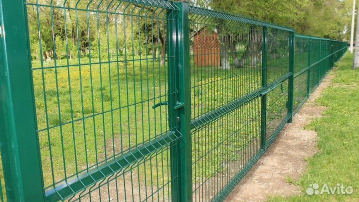 Забор сетка 3D