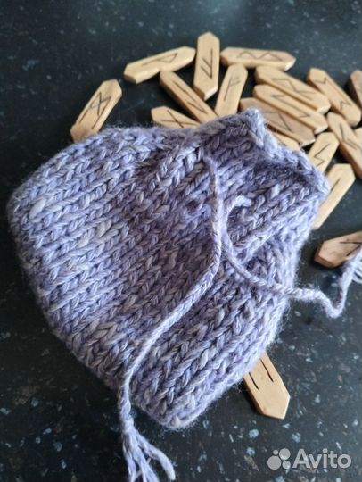 Скандинавские руны дерево, ручной работы