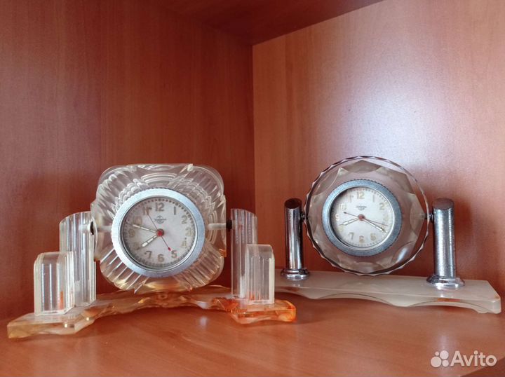 Часы настольные танковые, оргстекло