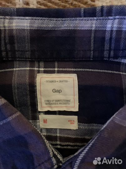 Рубашка Gap мужская оригил в клетку