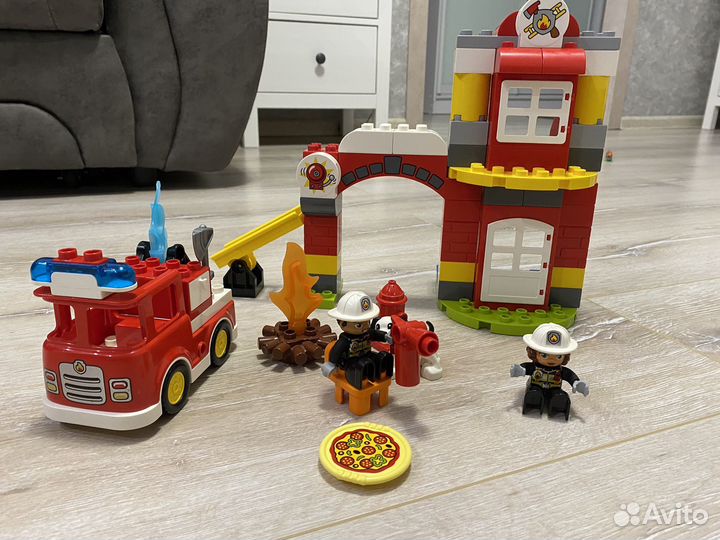 Lego duplo пожарная станция 10903