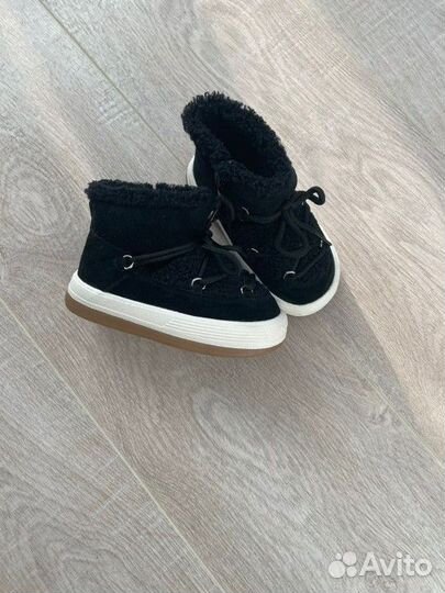 Ботинки детские барашек демисезонные 24
