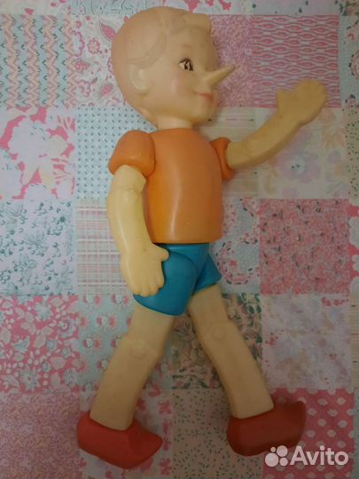 Кукла Буратино СССР пластмассовая