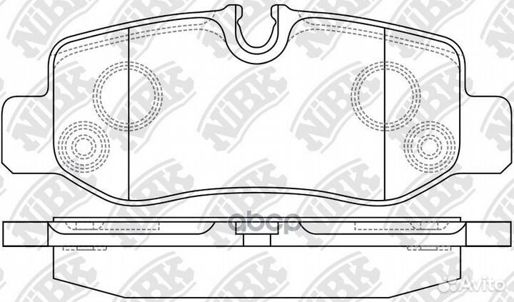 Колодки тормозные mercedes-benz vito (447) 14