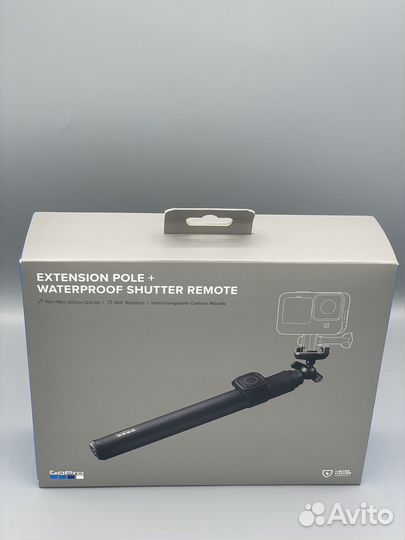 GoPro Extension Pole + Waterproof Shutter Remote