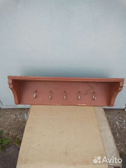 Полка настенная и.Вешалка. Времён СССР