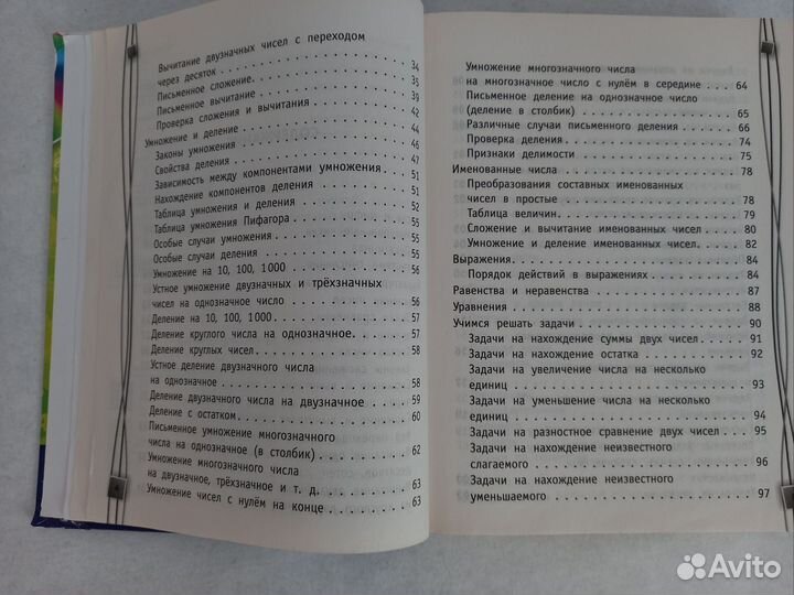Справочник школьника с 1 по 4 класс