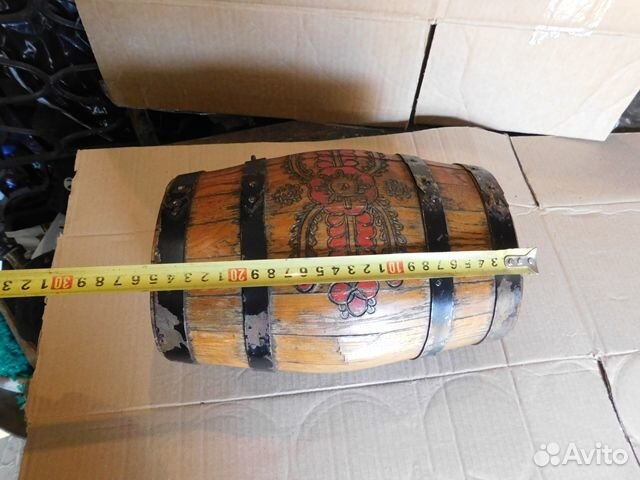 Антикварный, красивый винный бочонок,СССР 3 л,в ин