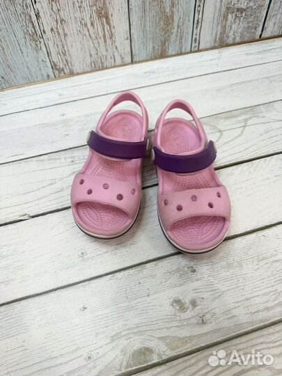 Сандалии crocs c7 для девочки