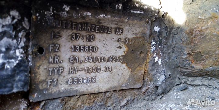 Задний мост в сборе Man tga