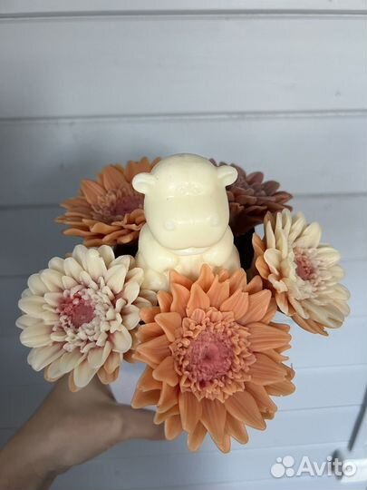 Букет цветов из мыла