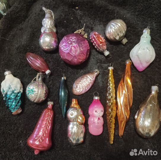 Елочные игрушки СССР одним лотом