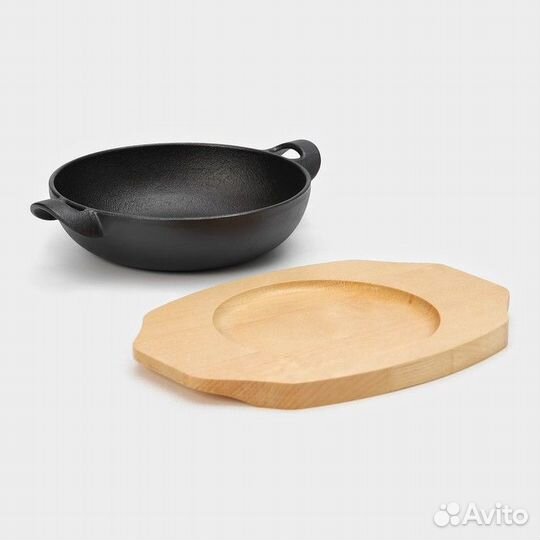 Сковорода чугунная Magma 'Янсан', 21,5x16,5x4,4 см