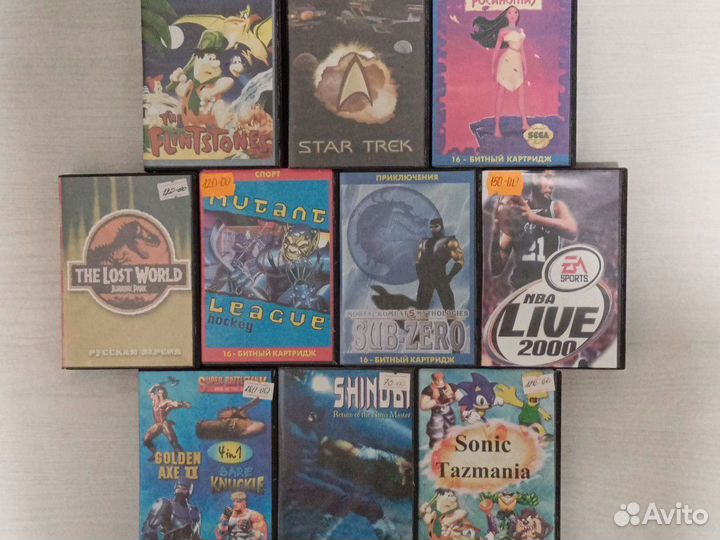 Картридж для Sega много