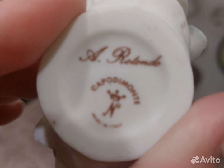 Фарфоровая корзинка каподимонте