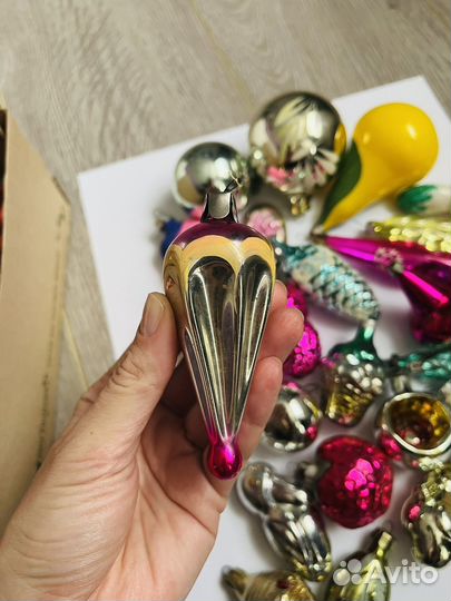 Елочные игрушки СССР