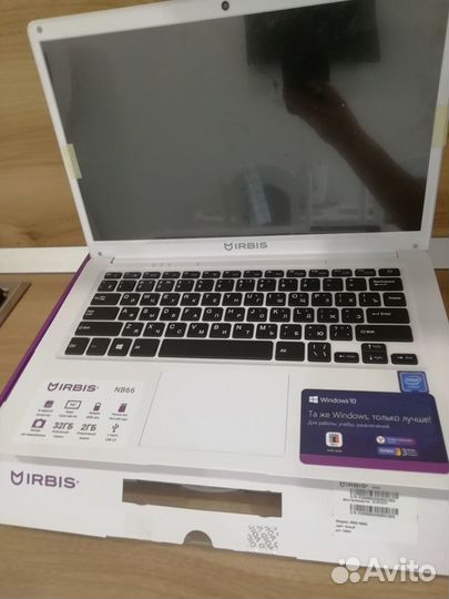 Продам ноутбук irbis