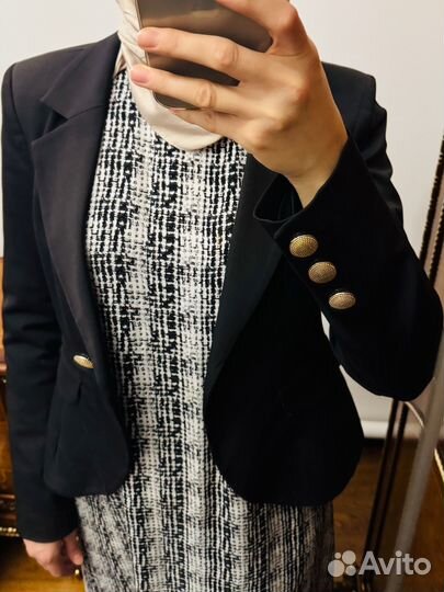 Пиджак женский черный sabra 40 размер