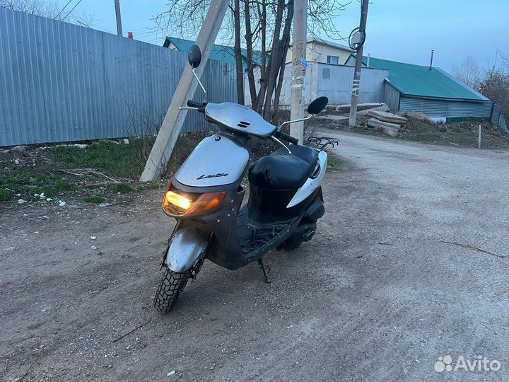 Скутер на ходу