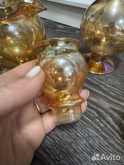 Графин и стопки СССР