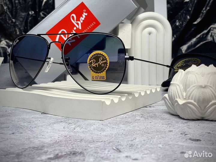 Очки Ray Ban Aviator градиент