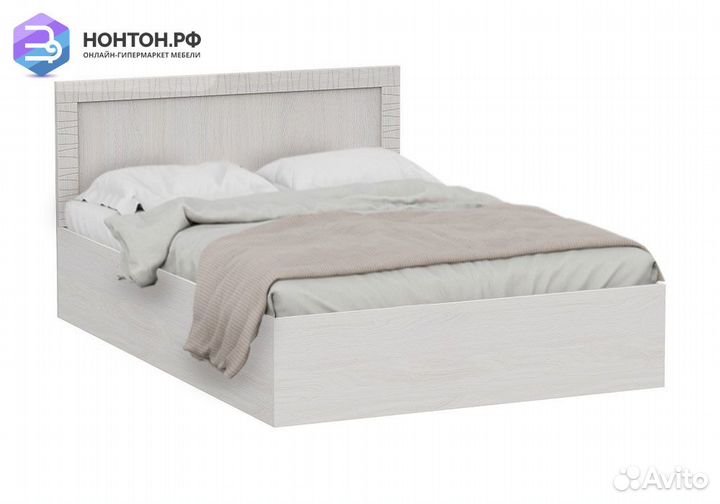 Кровать Вирджиния ясень анкор светлый / сандал све