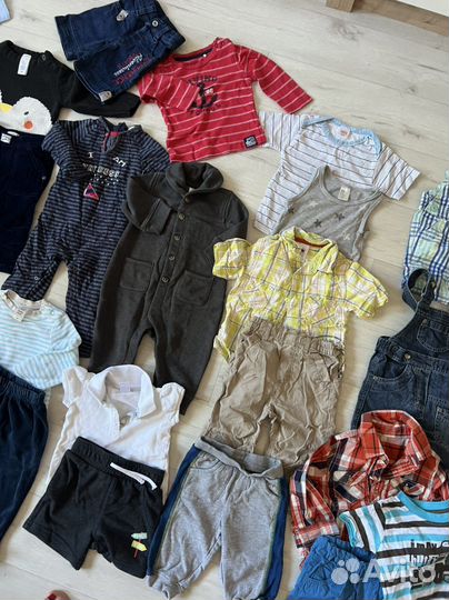 Вещи пакетом на мальчика 68 hm zara