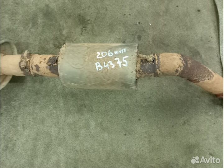 Глушитель средняя часть, 1705FX peugeot 206, 30463