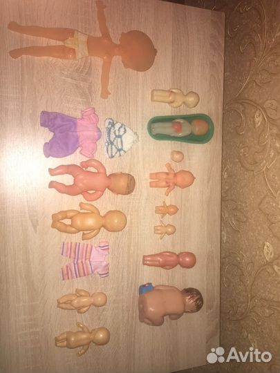 Игрушки, пупсы времен СССР