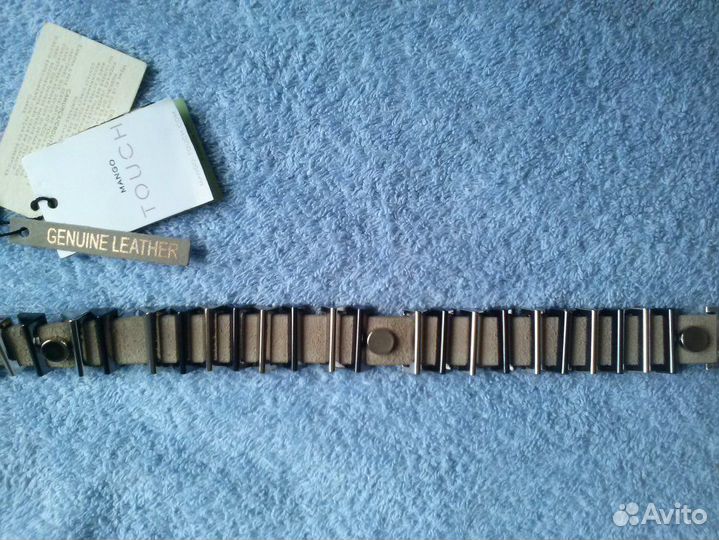 Новый кожаный ремень Манго