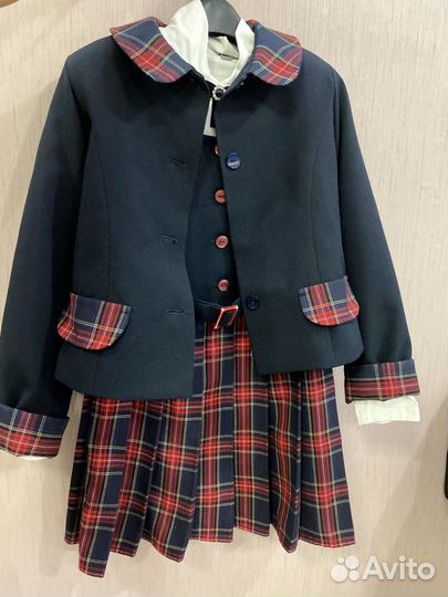 Школьная форма для девочки 128 р