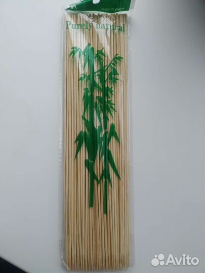 Шпажки-шампуры бамбуковые