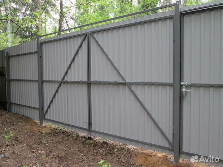 Заборы. Кровля