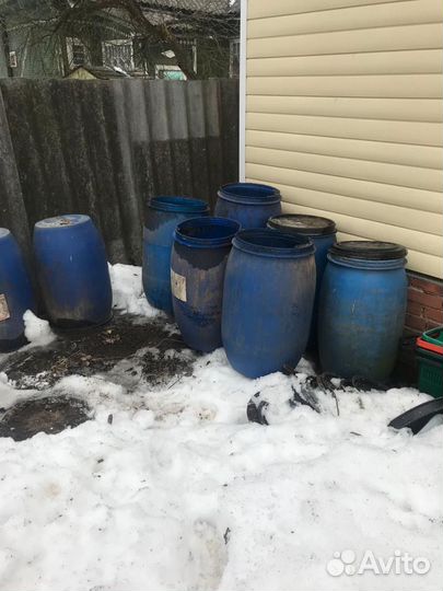 Бочка пластиковая 127 л бу