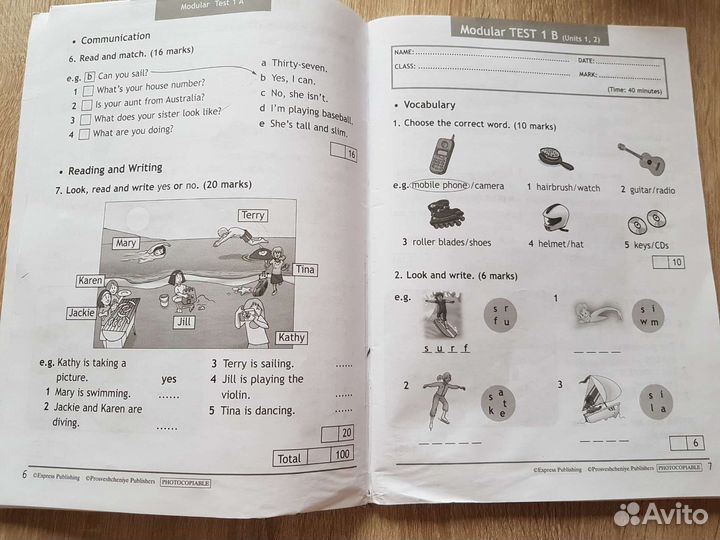 Spotlight 4 Test Booklet