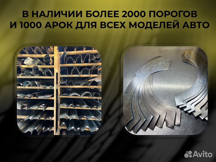 Ремонтные пороги и арки для Land Rover Некрасовка