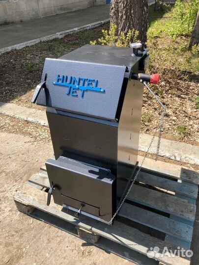 Твердотопливный котёл с увеличенной топкой