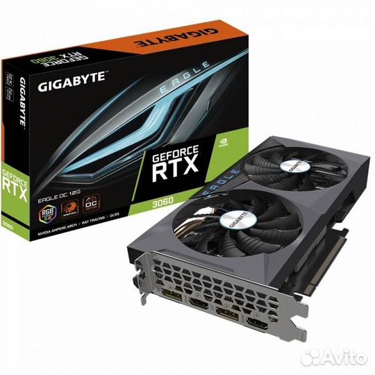 Видеокарта Gigabyte (GV-N3060eagle OC-12GD 2.0) Ge
