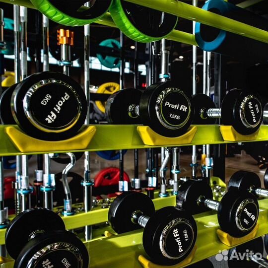 Гантельный ряд professional profi-FIT 2,5-25 кг
