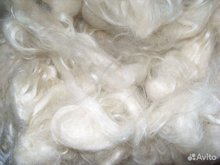 Козий пух белый