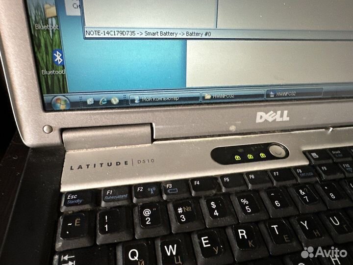 Ноутбук Dell latitude d510