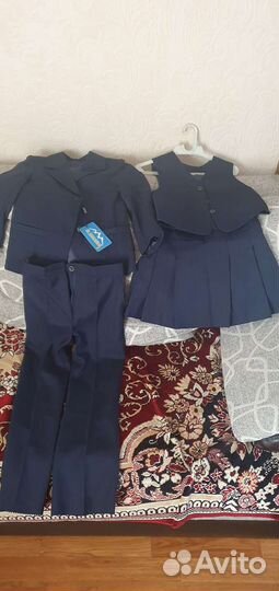 Школьная форма для девочки. Комплект 4 вещи