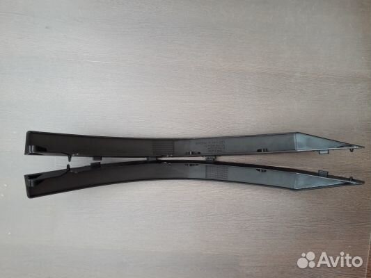 Накладки (реснички) переднего бампера Приора 2170