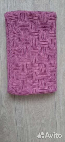 Снуд женский вязаный объемный шарф, бу