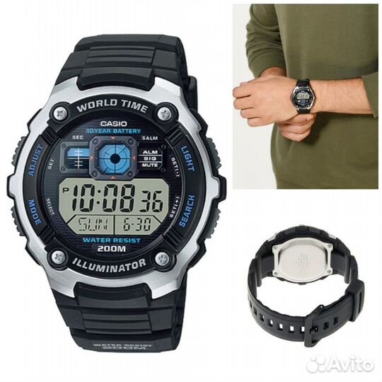 Мужские наручные часы Casio Collection AE-2000W-1A