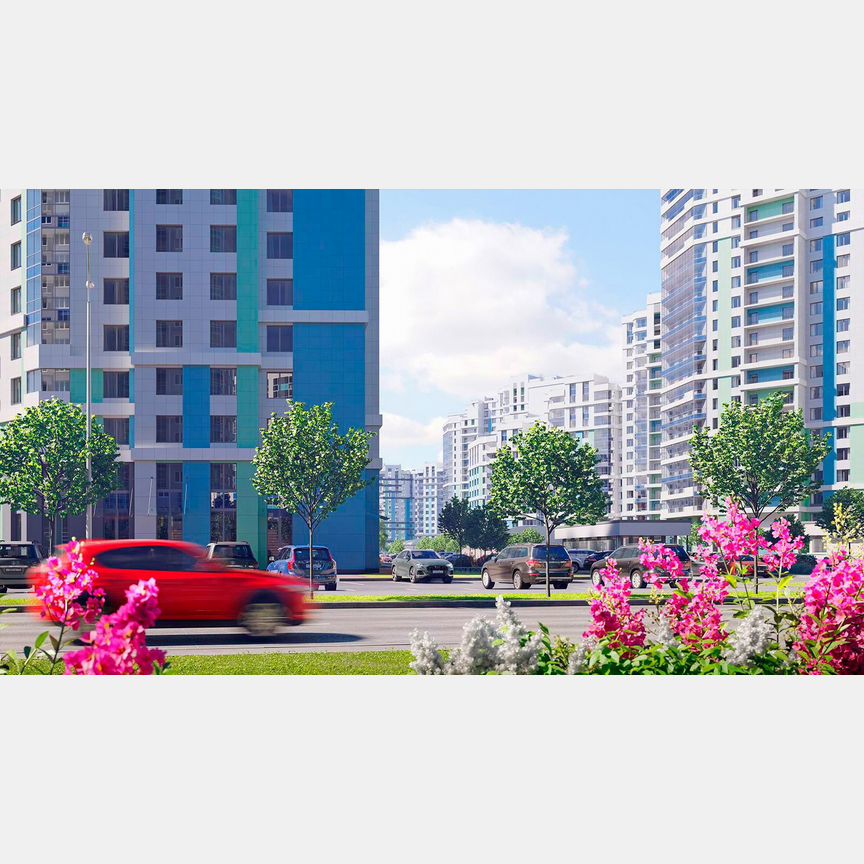 2-к. квартира, 52 м², 2/20 эт.