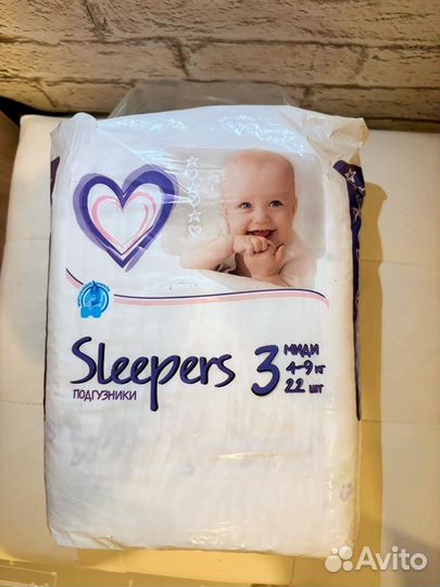 Подгузники sleepers 3